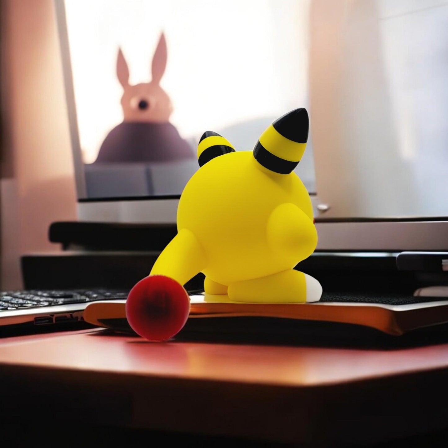 Ampharos Kirby 3D Printed Model - Kirby Game Collectible Figurine fan art desk pet image 4