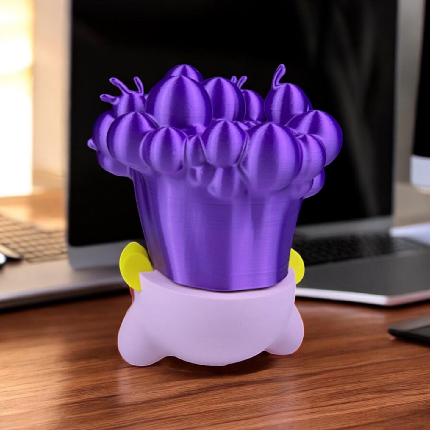 Poison Kirby 3D Printed Model - Kirby Game Collectible Figurine fan art desk pet image 3
