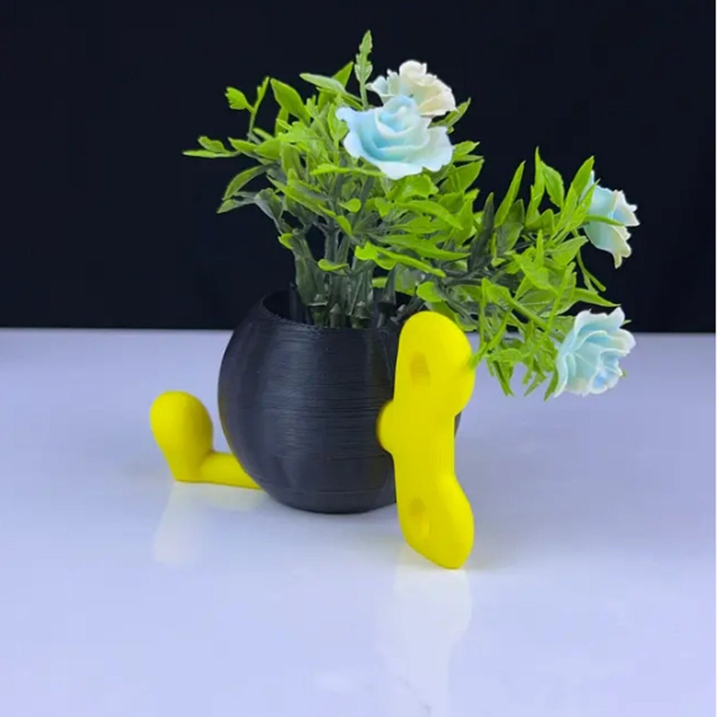 Bob-Omb Planter 3D Printed Model - Super Mario Game Collectible Figurine fan art desk pet image 5