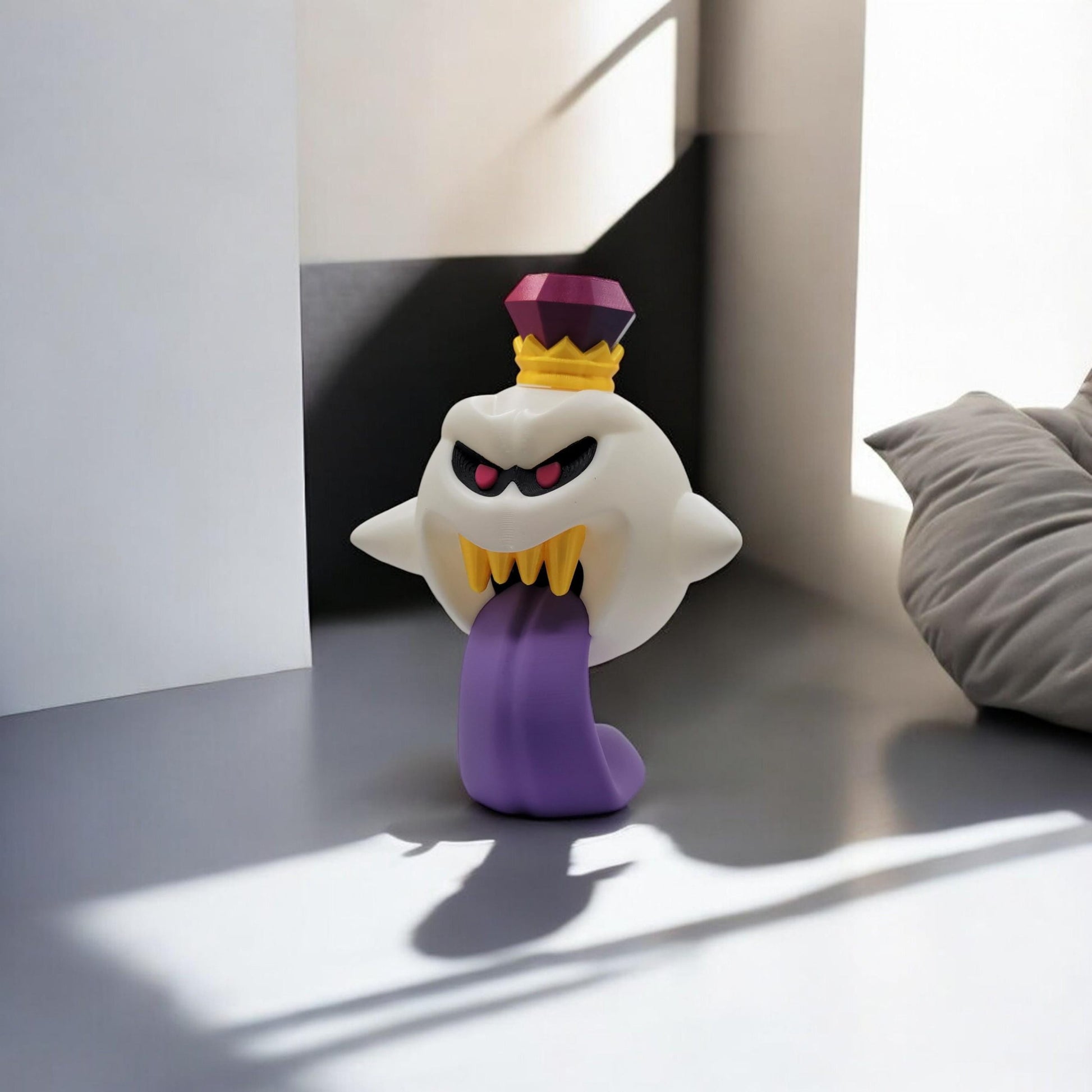 King Boo 3D Printed Model - Super Mario Game Collectible Figurine fan art desk pet image 5