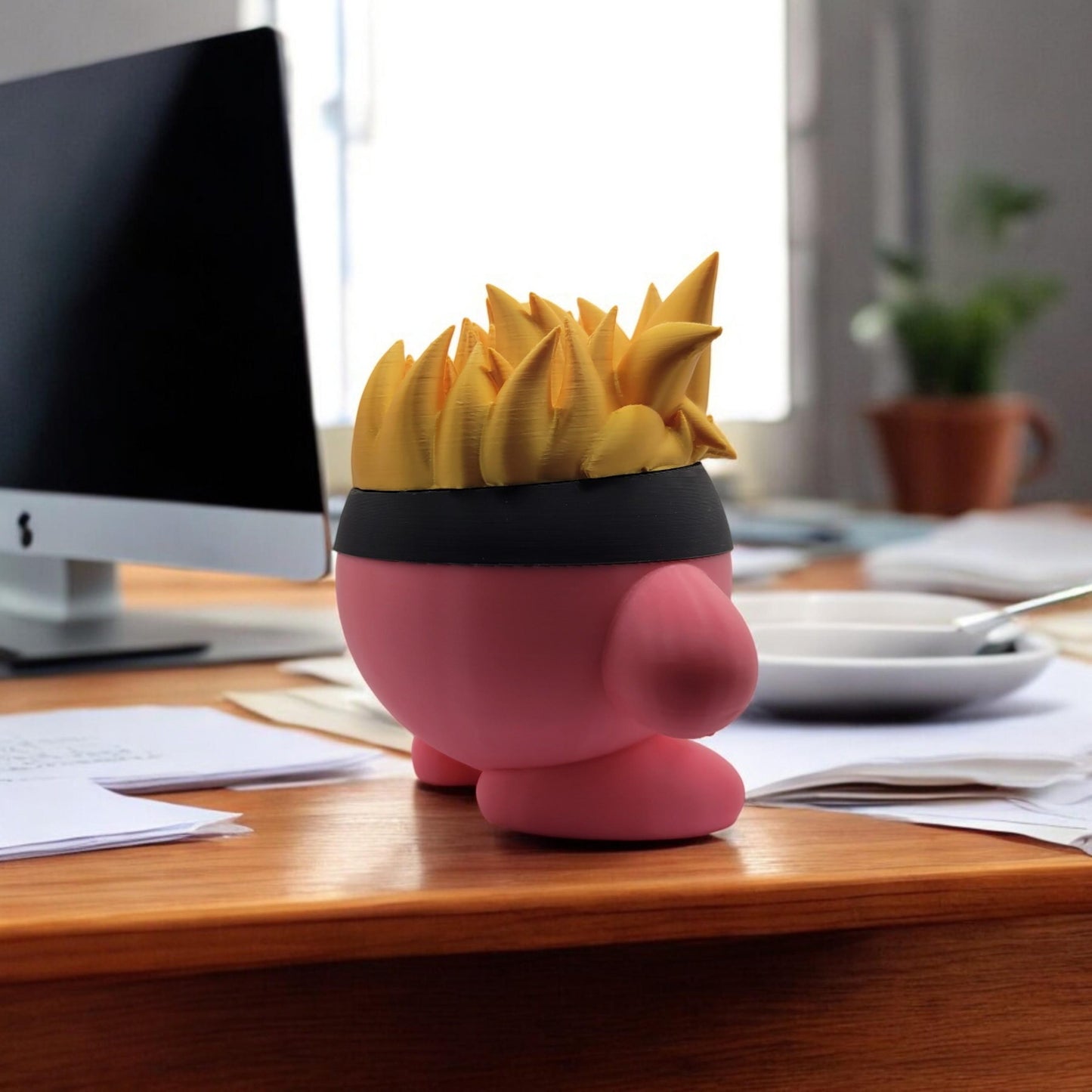 Naruto Kirby 3D Printed Model - Kirby Game Collectible Figurine fan art desk pet image 3
