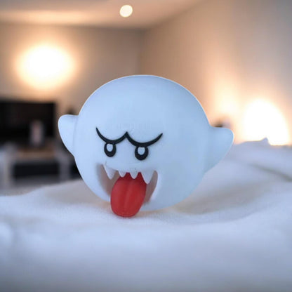 Boo 3D Printed Model - Super Mario Game Collectible Figurine fan art desk pet image 1