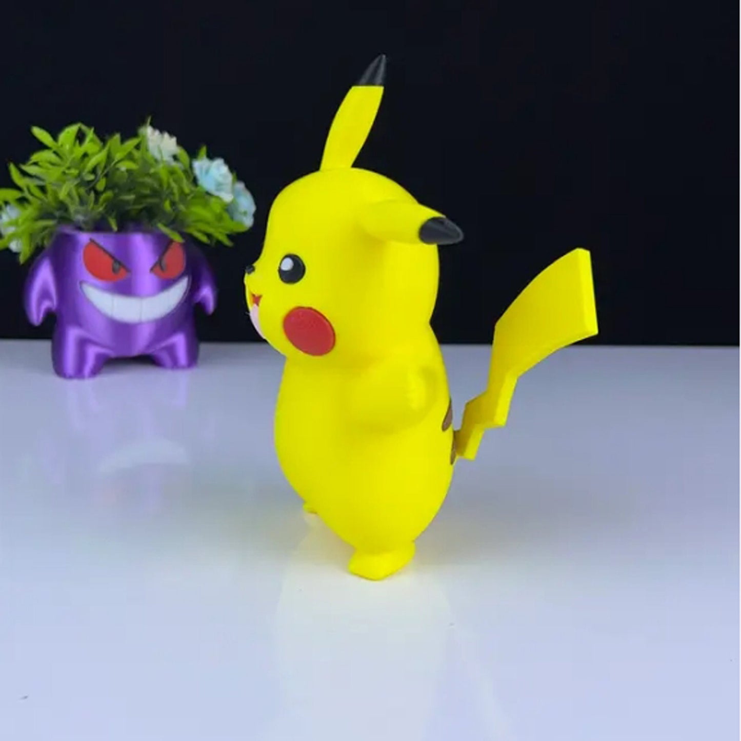 Pikachu 3D Printed Model - Pokemon Game Collectible Figurine fan art desk pet image 1