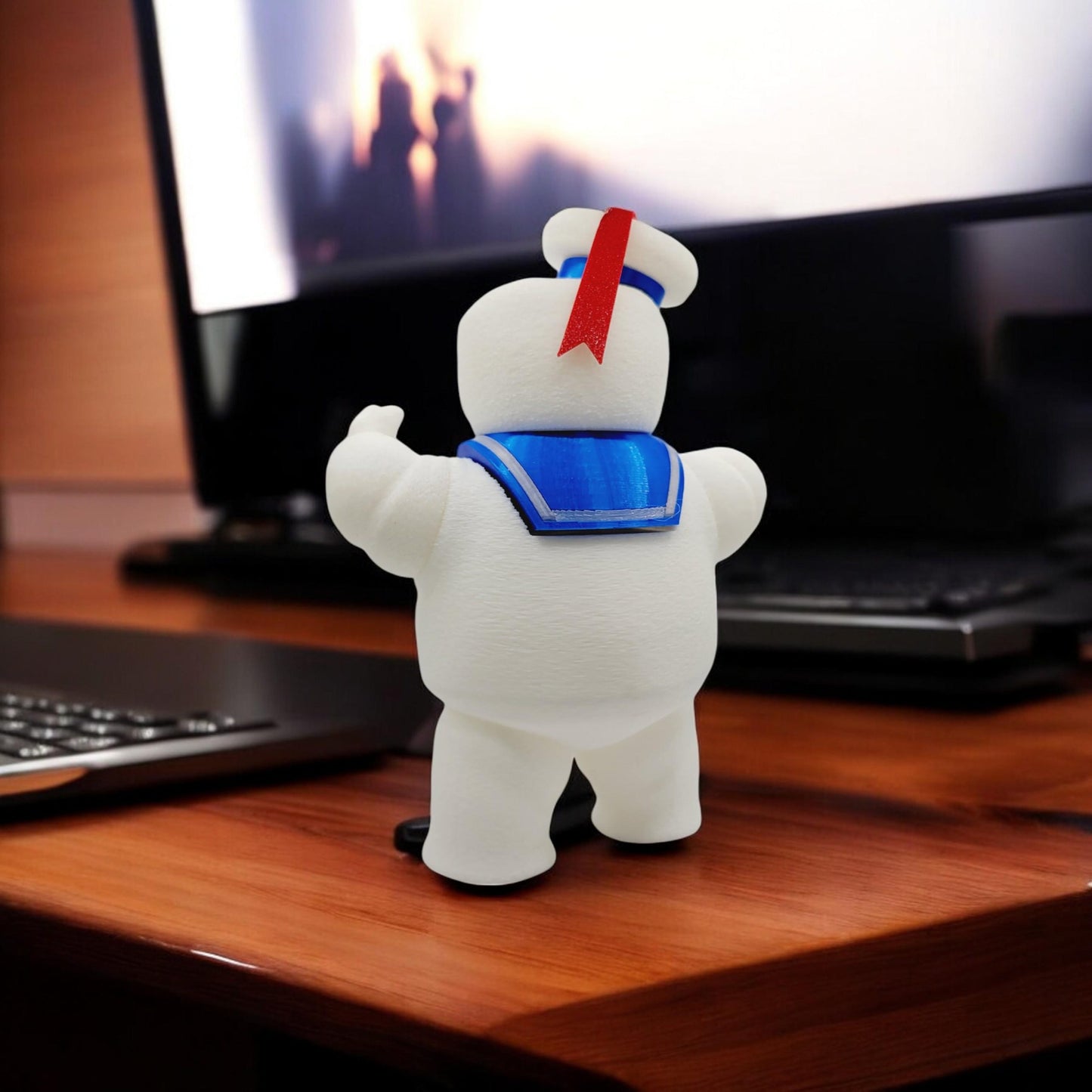 Stay Puft Marshmallow Man 3D Printed Model - Ghostbusters Game Collectible Figurine fan art desk pet image 4
