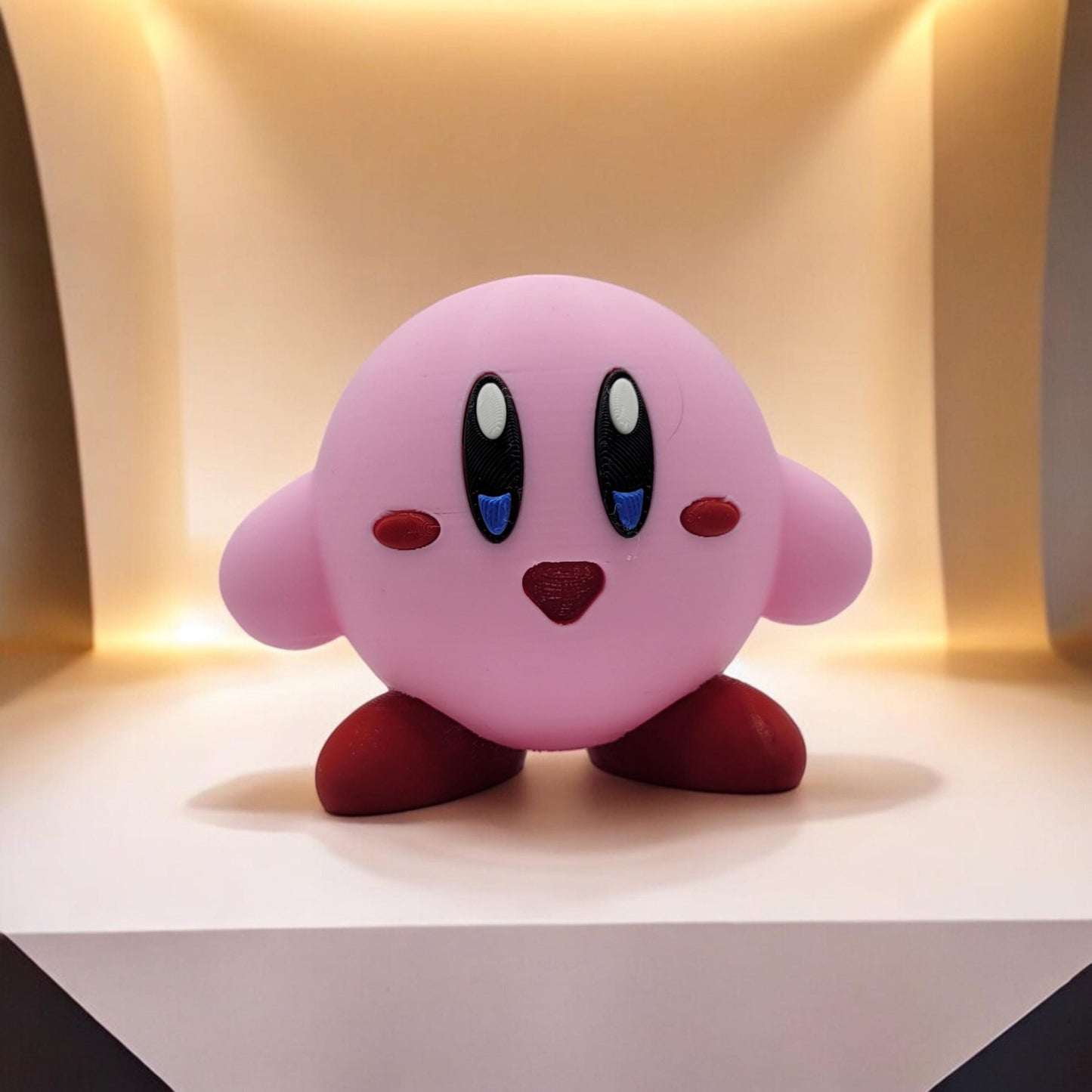 Kirby 3D Printed Model - Kirby Game Collectible Figurine fan art desk pet image 0