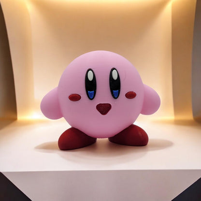 Kirby 3D Printed Model - Kirby Game Collectible Figurine fan art desk pet image 0