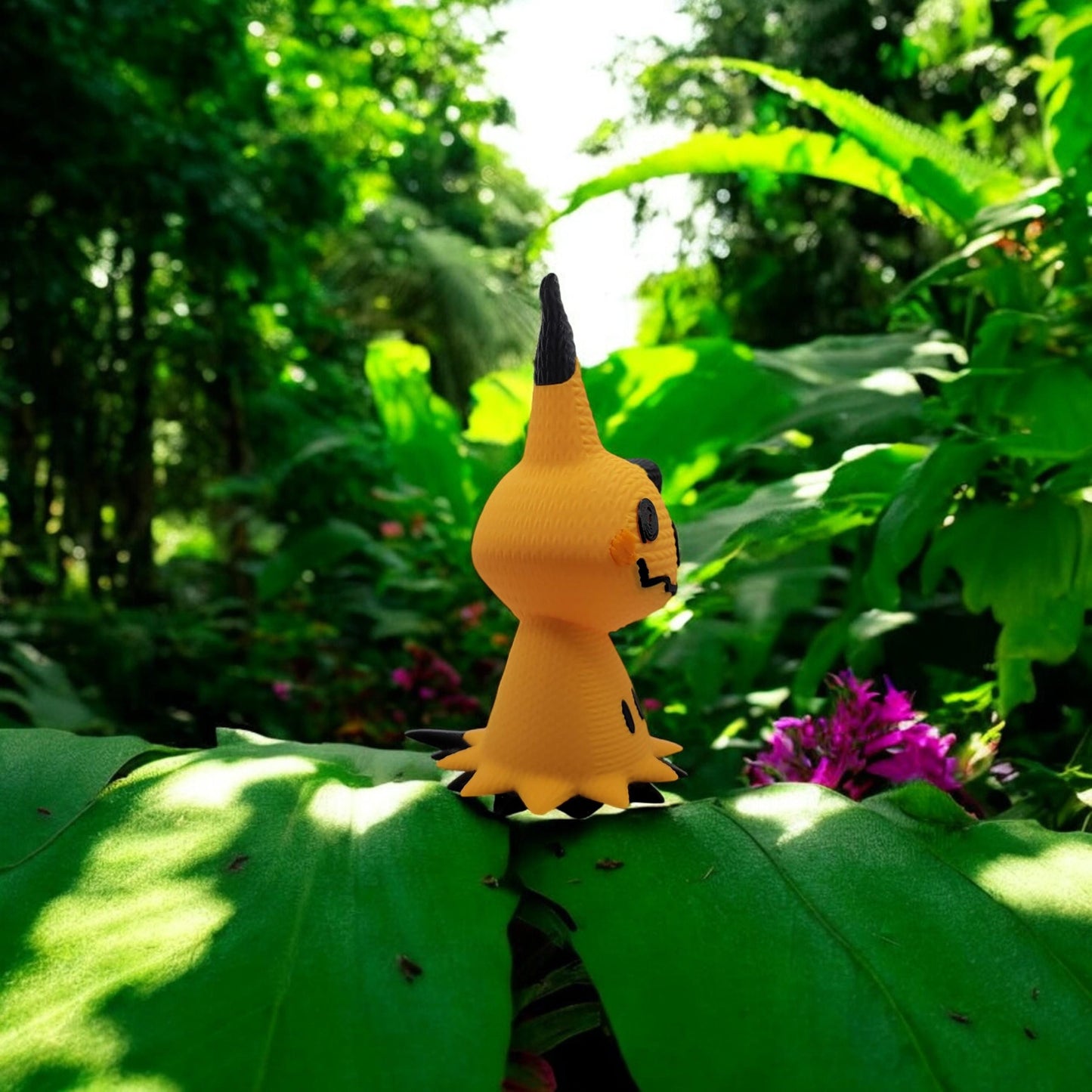 Mimikyu Crochet 3D Printed Model - Pokemon Game Collectible Figurine fan art desk pet image 1
