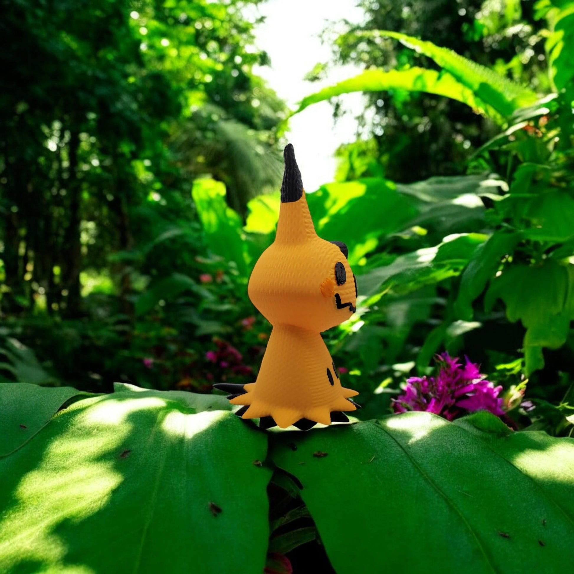 Mimikyu Crochet 3D Printed Model - Pokemon Game Collectible Figurine fan art desk pet image 1