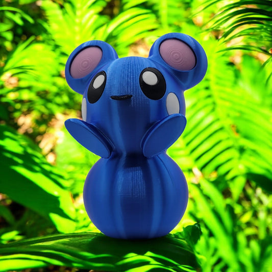 Azurill 3D Printed Model - Pokemon Game Collectible Figurine fan art desk pet image 0