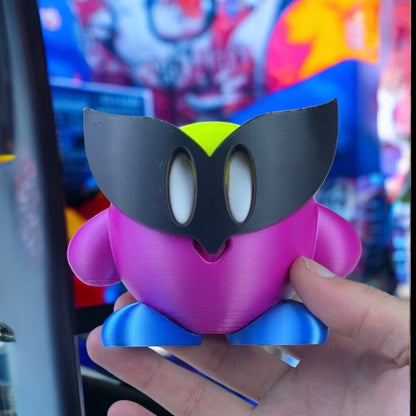 Wolverine Kirby 3D Printed Model - Kirby Game Collectible Figurine fan art desk pet image 1