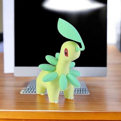 Bayleef 3D Printed Model - Pokemon Game Collectible Figurine fan art desk pet image 2