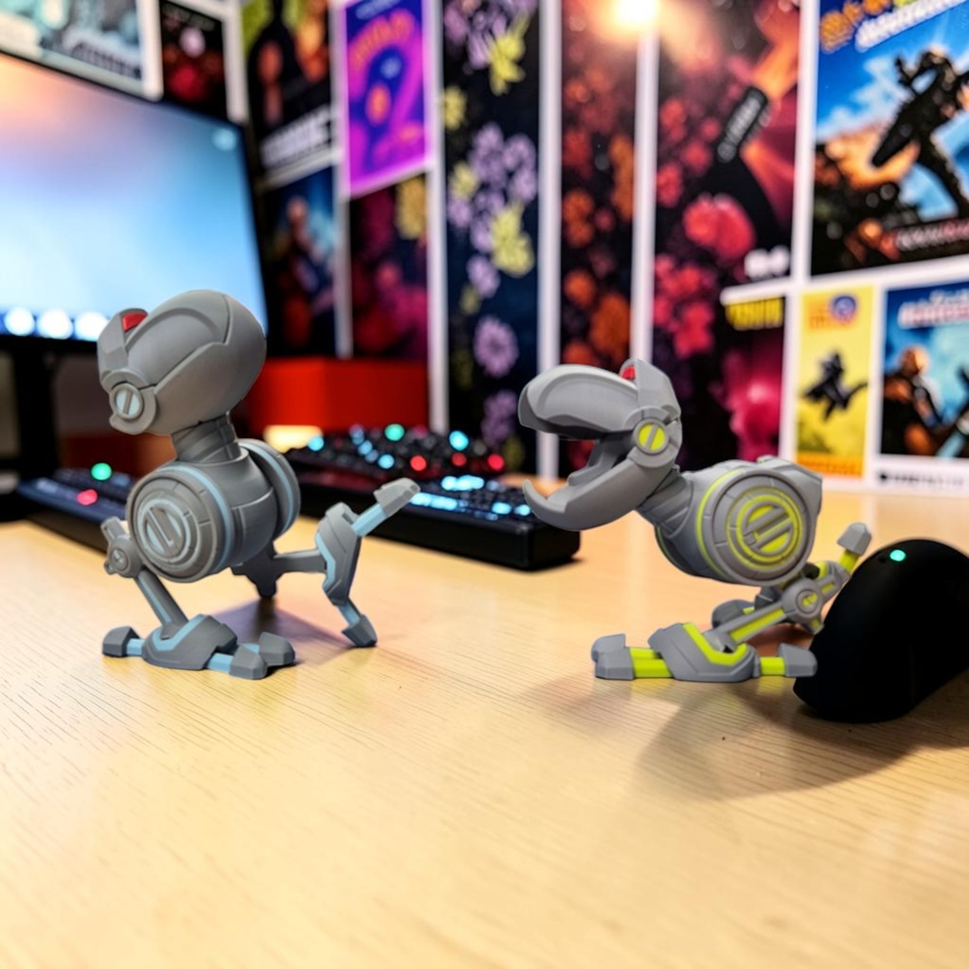 Mouser Robotic Sentry Fan Art - 3D Printed Desk Pet image 1