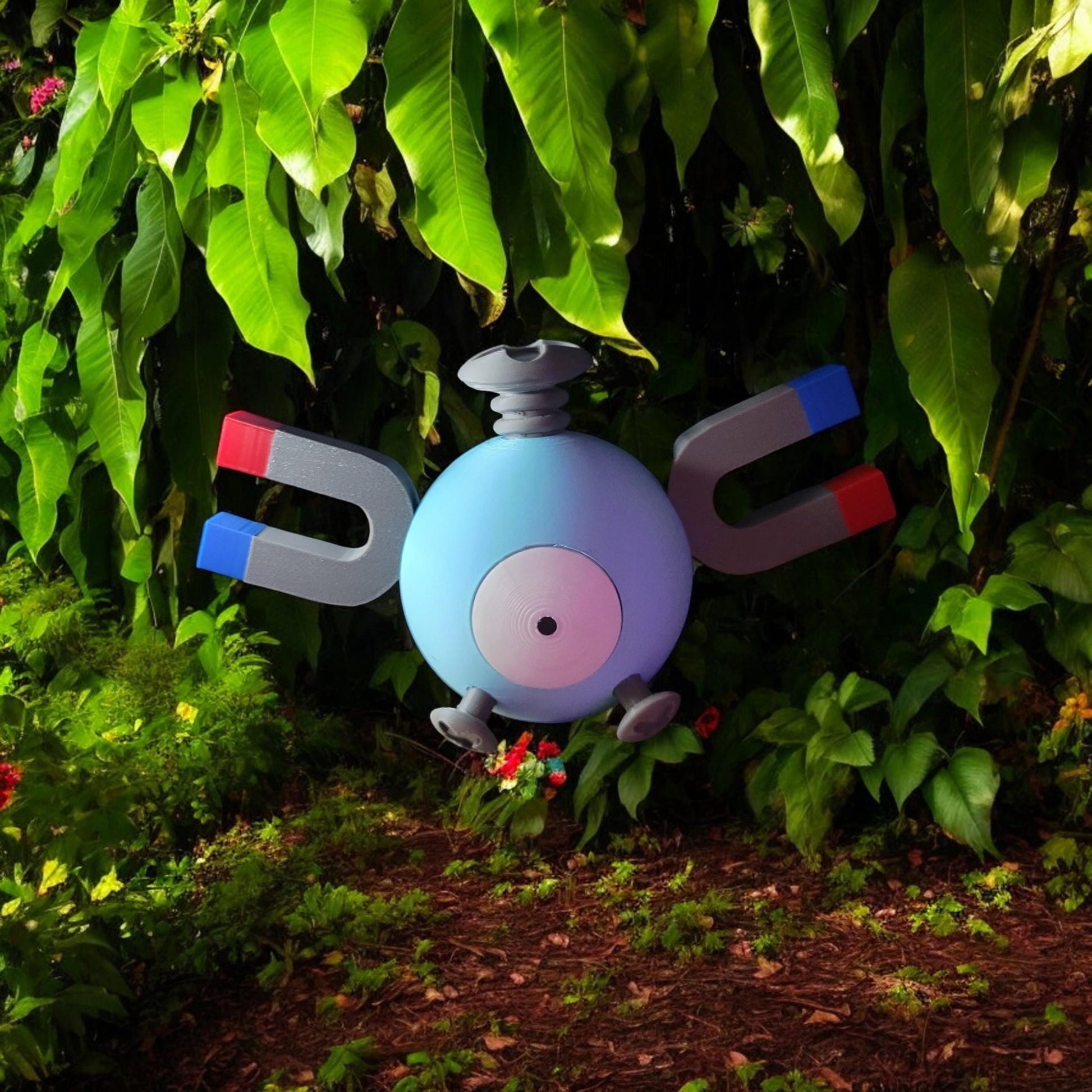 Magnemite 3D Printed Model - Pokemon Game Collectible Figurine fan art desk pet image 0