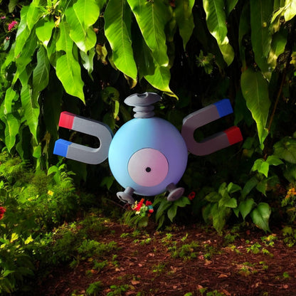 Magnemite 3D Printed Model - Pokemon Game Collectible Figurine fan art desk pet image 0