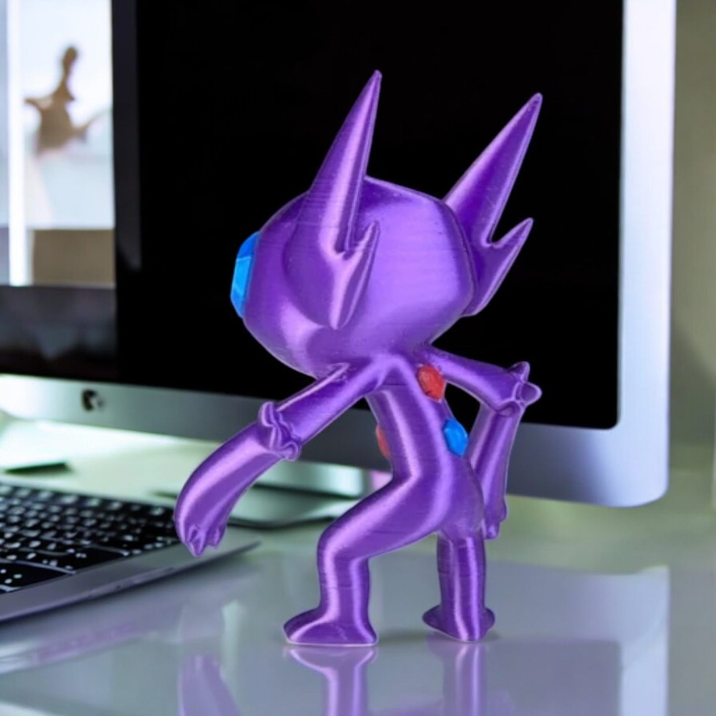Sableye 3D Printed Model - Pokemon Game Collectible Figurine fan art desk pet image 3