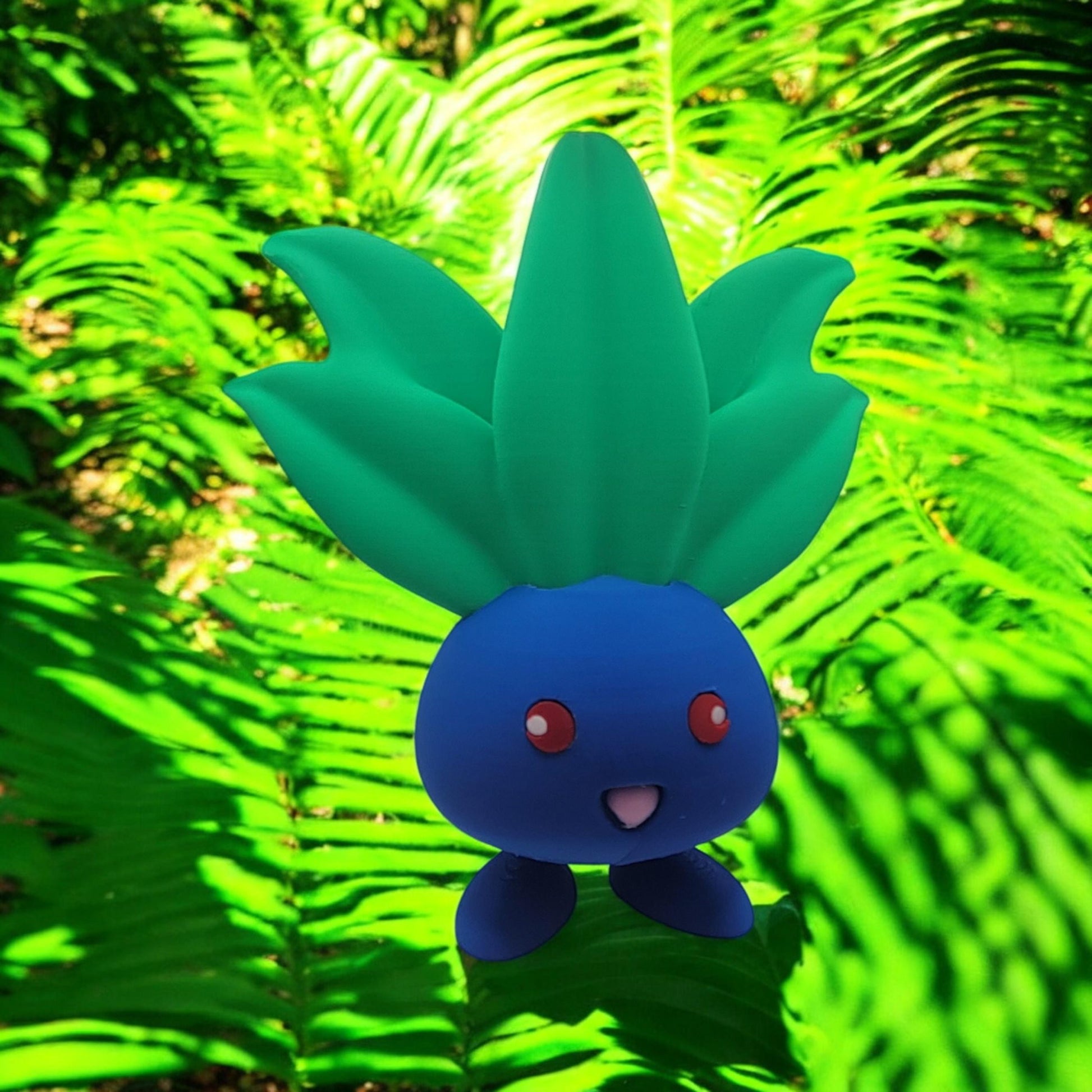 Oddish 3D Printed Model - Pokemon Game Collectible Figurine fan art desk pet image 3