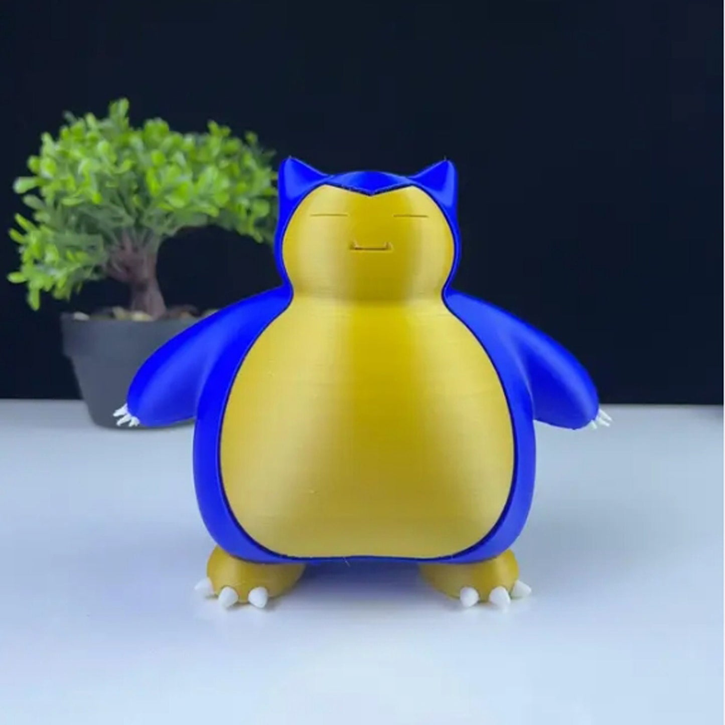 Snorlax 3D Printed Model - Pokemon Game Collectible Figurine fan art desk pet image 0