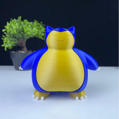 Snorlax 3D Printed Model - Pokemon Game Collectible Figurine fan art desk pet image 0
