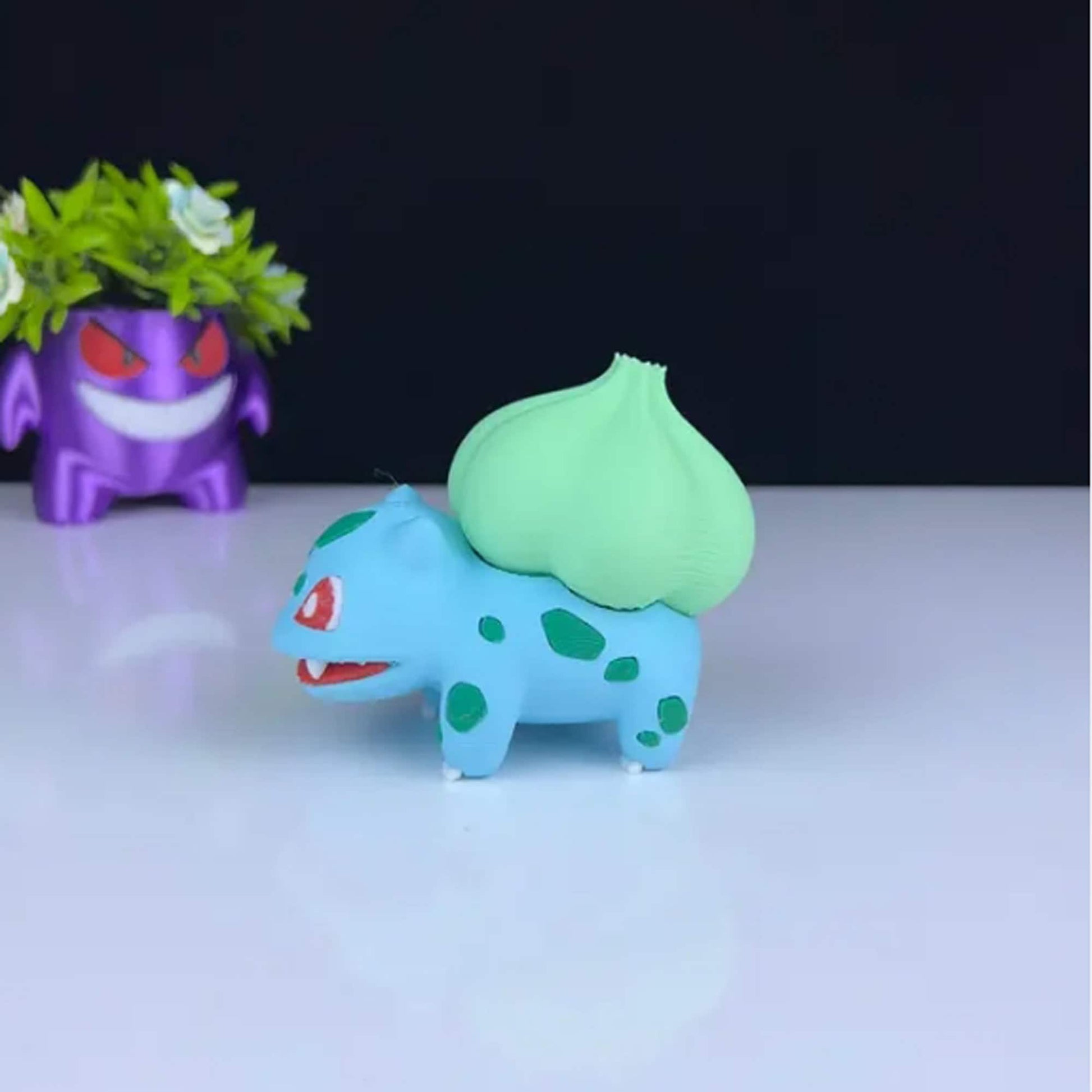 Bulbasaur 3D Printed Model - Pokemon Game Collectible Figurine fan art desk pet image 3