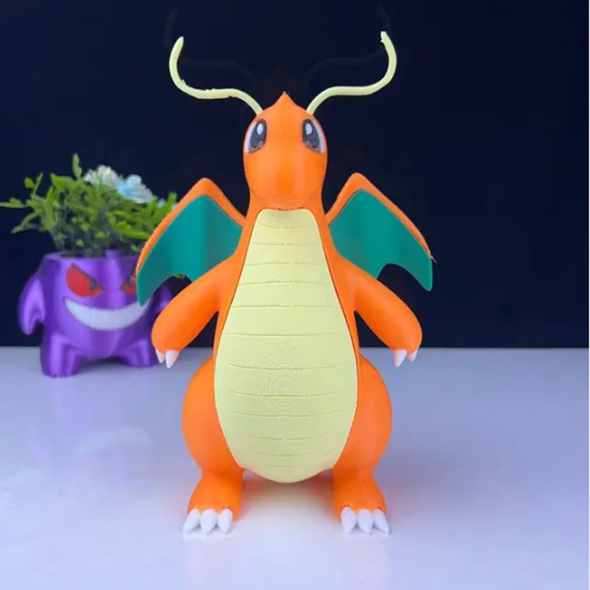 Dragonite 3D Printed Model - Pokemon Game Collectible Figurine fan art desk pet image 0