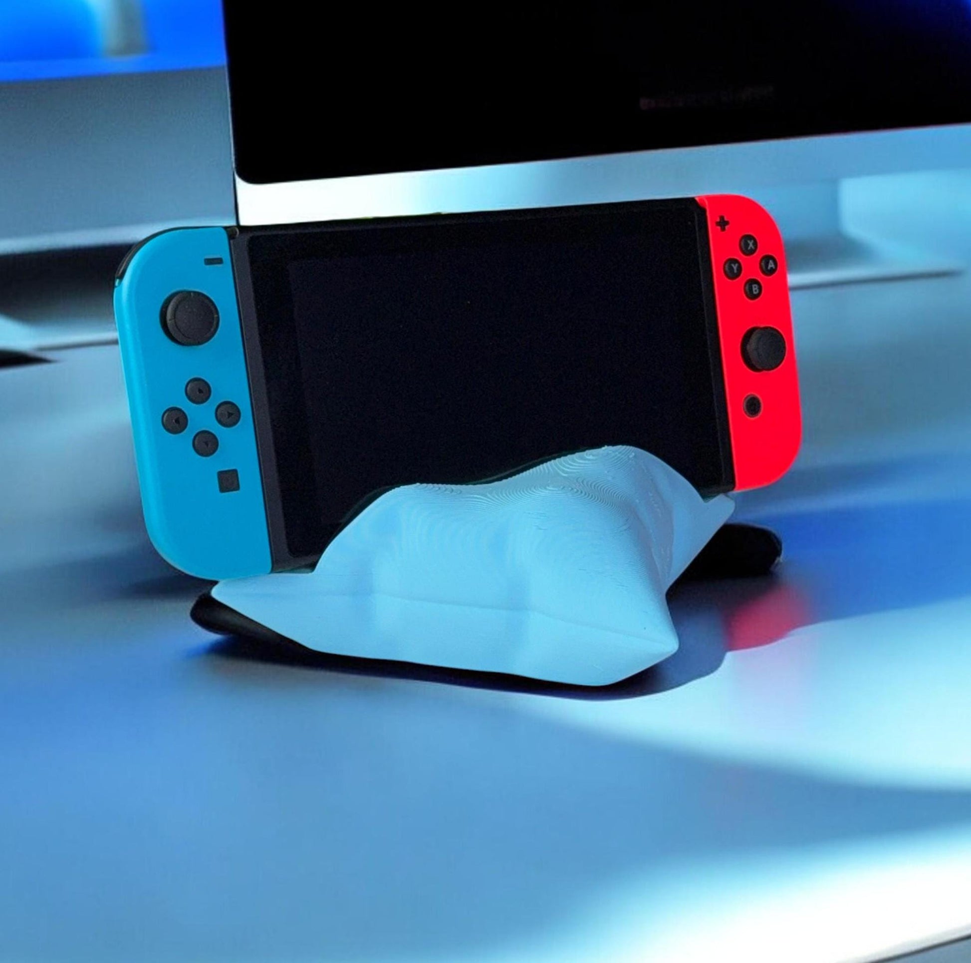Pillow Nintendo Switch Holder 3D Printed Model - Accessories Game Collectible Figurine fan art desk pet image 0