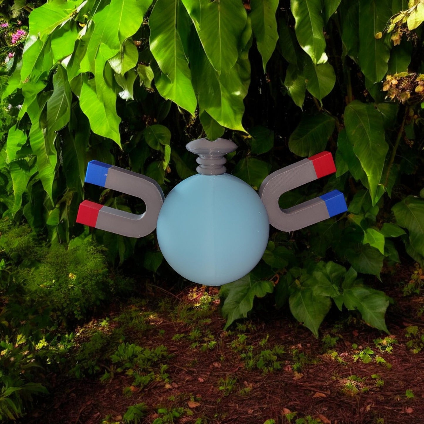 Magnemite 3D Printed Model - Pokemon Game Collectible Figurine fan art desk pet image 3