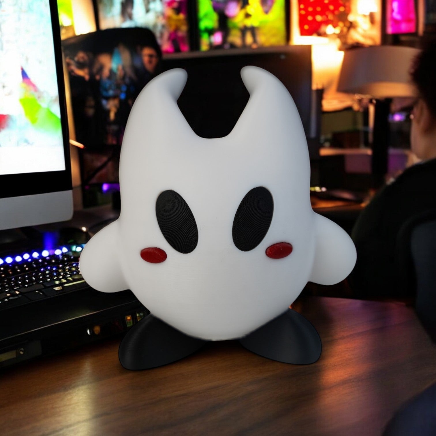 Hornet Kirby 3D Printed Model - Hollow Knight Crossover Desk Figurine image 7
