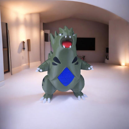 Tyranitar 3D Printed Model - Pokemon Game Collectible Figurine fan art desk pet image 0