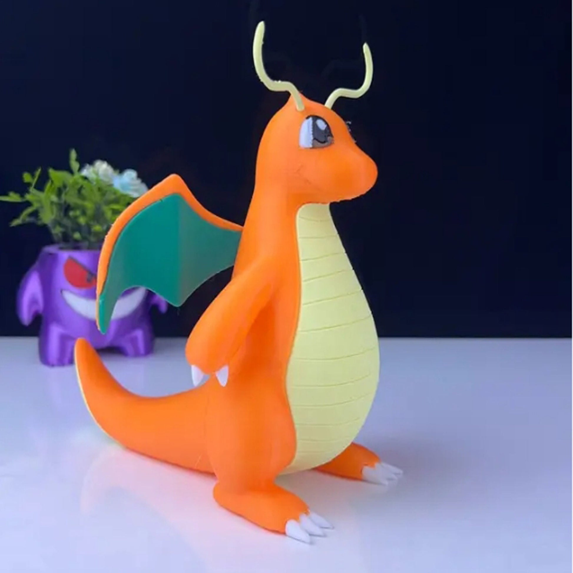 Dragonite 3D Printed Model - Pokemon Game Collectible Figurine fan art desk pet image 4