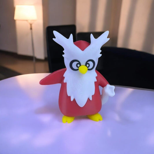 Delibird 3D Printed Model - Pokemon Game Collectible Figurine fan art desk pet image 0
