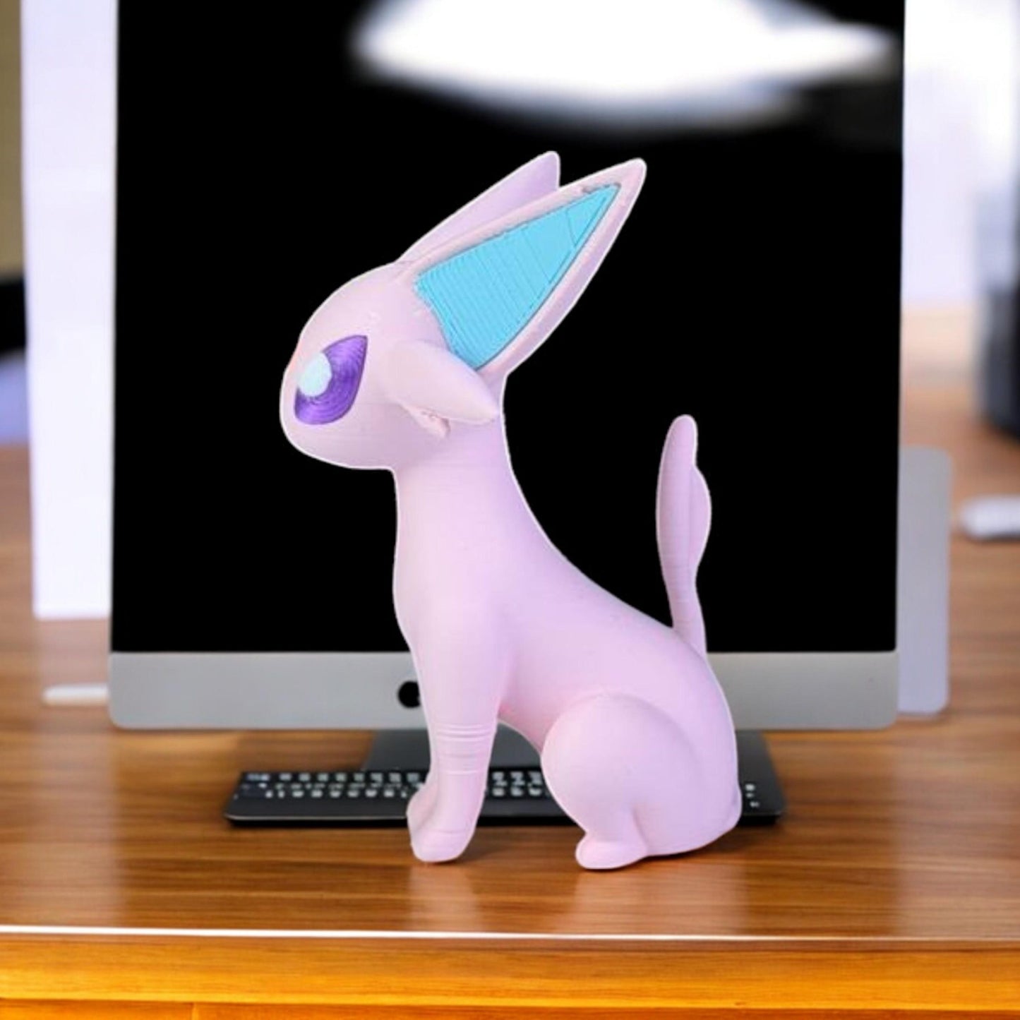 Espeon 3D Printed Model - Pokemon Game Collectible Figurine fan art desk pet image 1