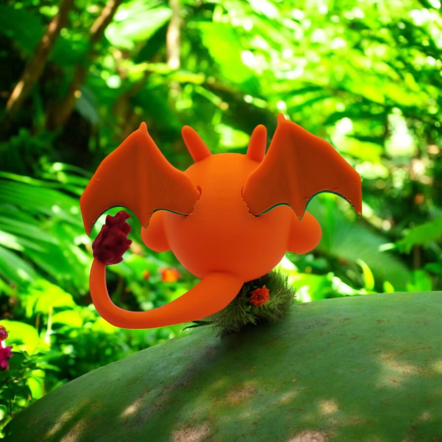 Kirby Charizard 3D Printed Model - Kirby Pokemon Game Collectible Figurine fan art desk pet image 5