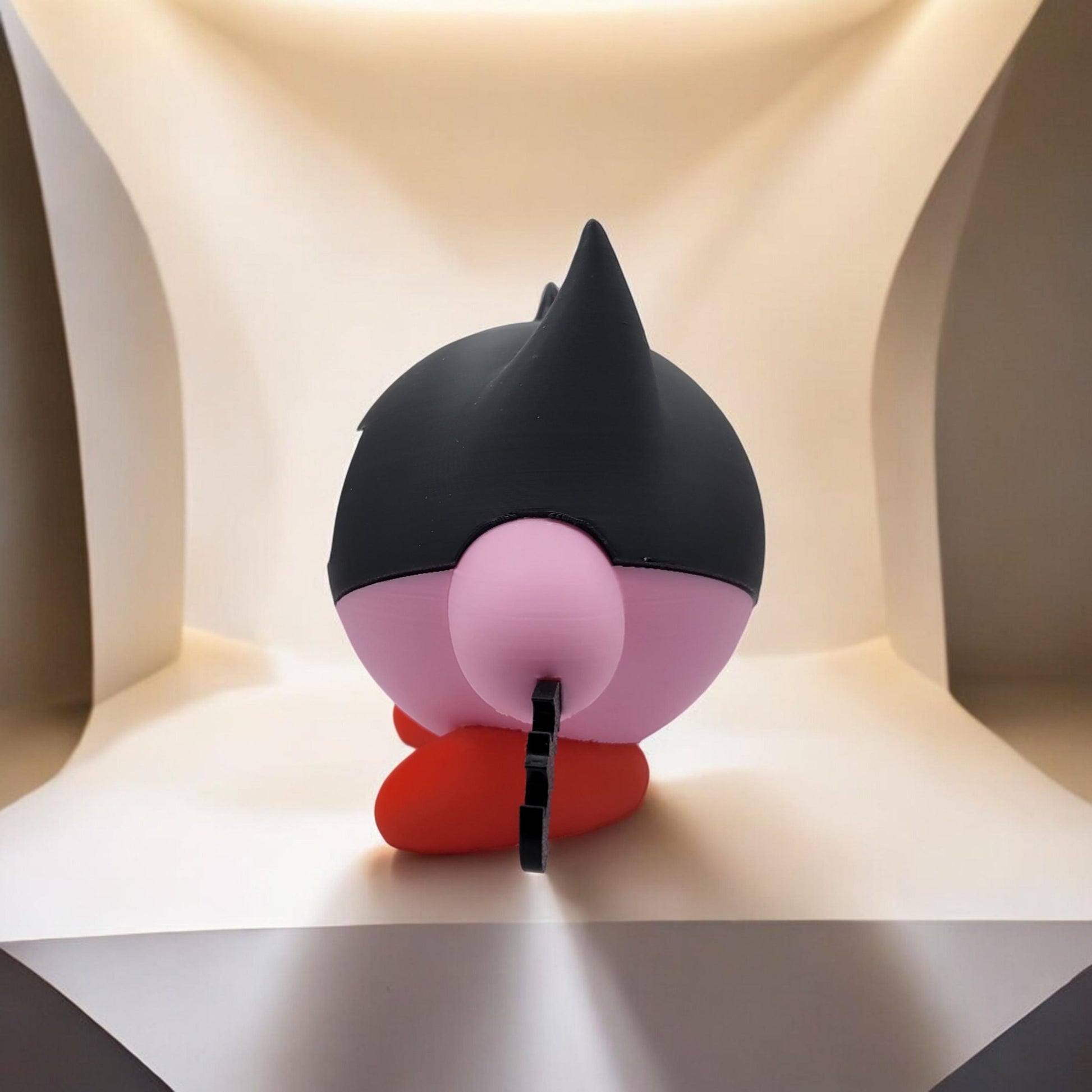 Batman Kirby 3D Printed Model - Kirby Game Collectible Figurine fan art desk pet image 4