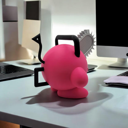 Pochita Kirby 3D Printed Model - Kirby Game Collectible Figurine fan art desk pet image 3