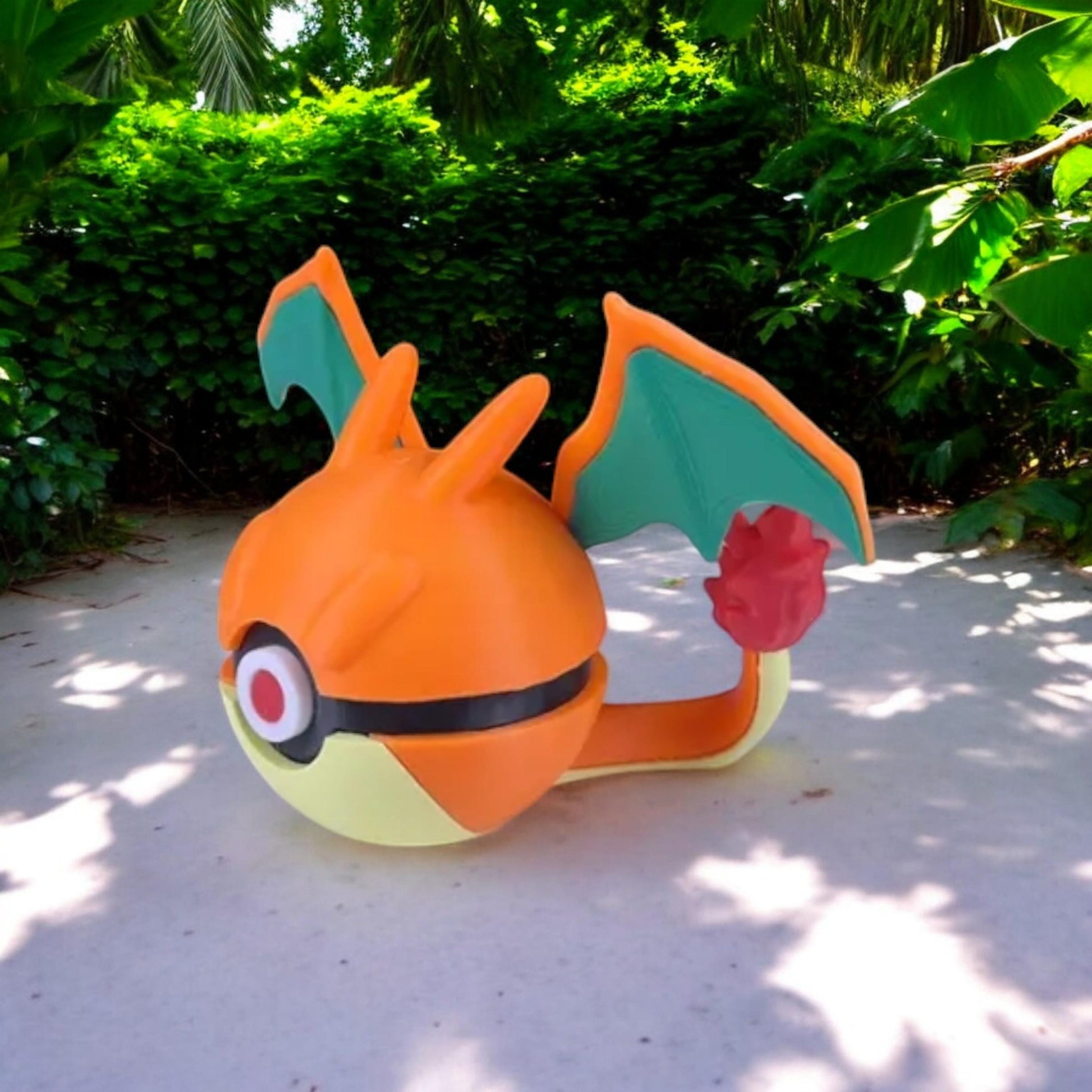 Charizard Pokeball 3D Printed Model - Pokemon Game Collectible Figurine fan art desk pet image 0
