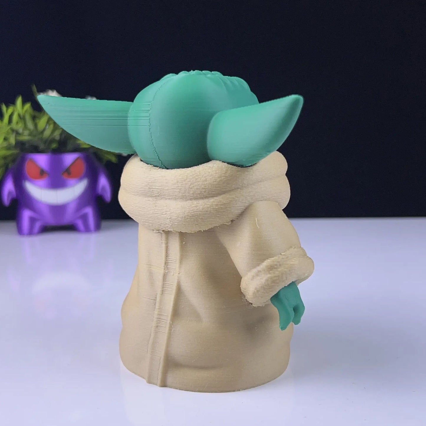 Baby Yoda 3D Printed Model - Mandalorean Game Collectible Figurine fan art desk pet image 5
