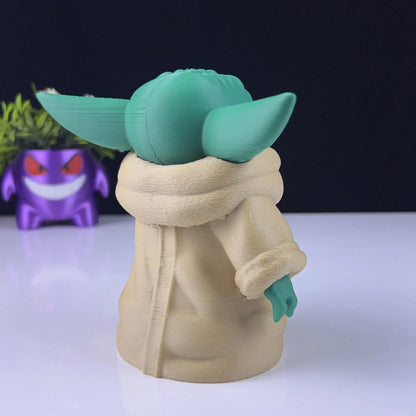 Baby Yoda 3D Printed Model - Mandalorean Game Collectible Figurine fan art desk pet image 5