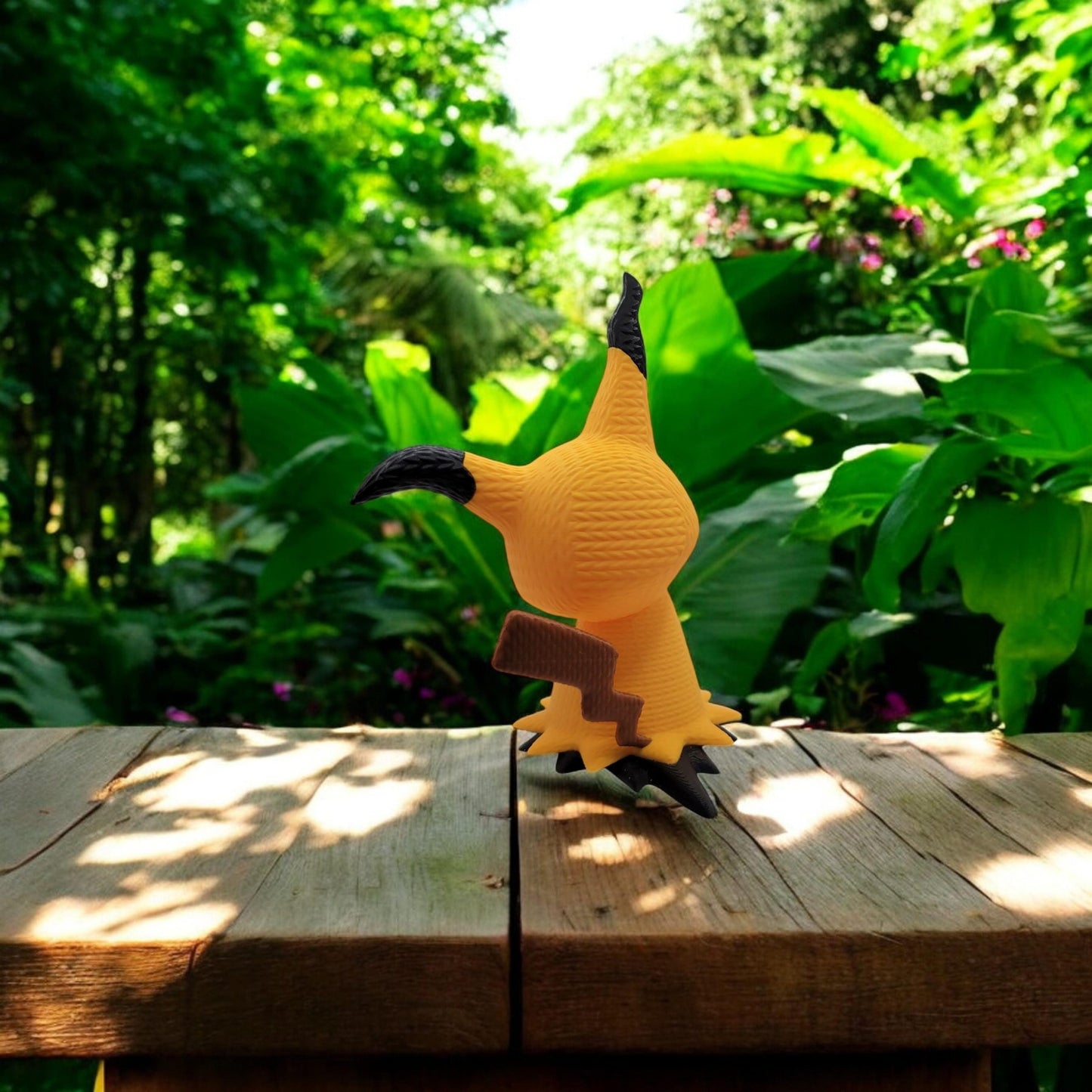 Mimikyu Crochet 3D Printed Model - Pokemon Game Collectible Figurine fan art desk pet image 3