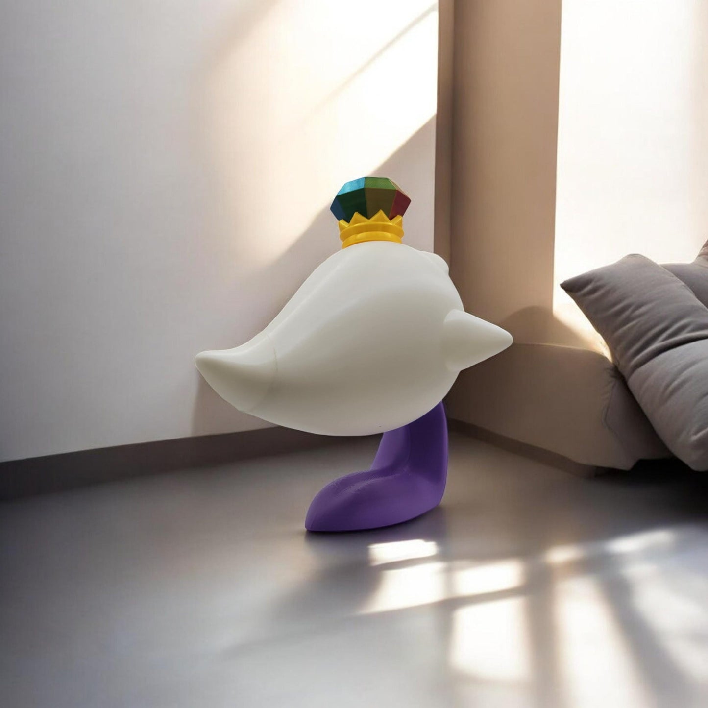 King Boo 3D Printed Model - Super Mario Game Collectible Figurine fan art desk pet image 2