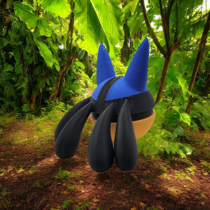 Lucario Pokeball 3D Printed Model - Poke Balls Game Collectible Figurine fan art desk pet image 8