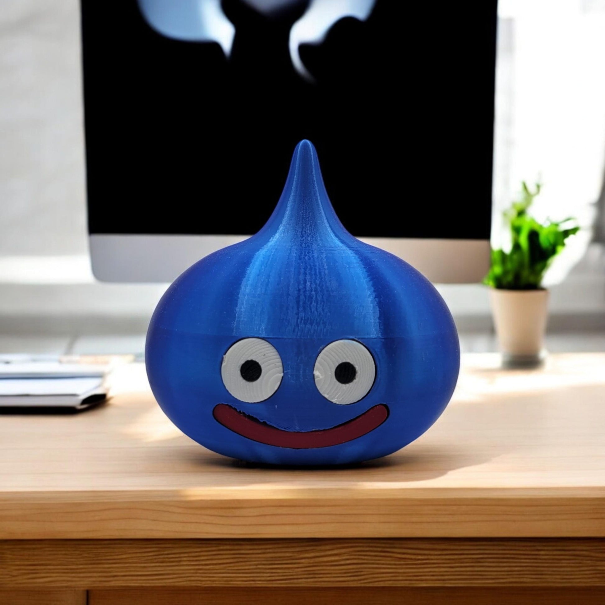 Dragon Quest Slime 3D Printed Model - Dragon Quest Game Collectible Figurine fan art desk pet image 0