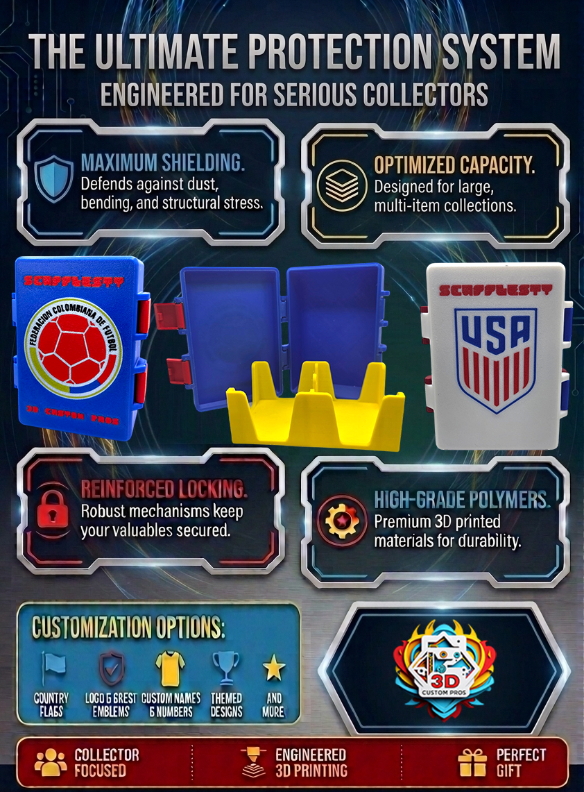 Ultimate Custom Sticker Protection Case | Holds 300 Panini World Cup Stickers