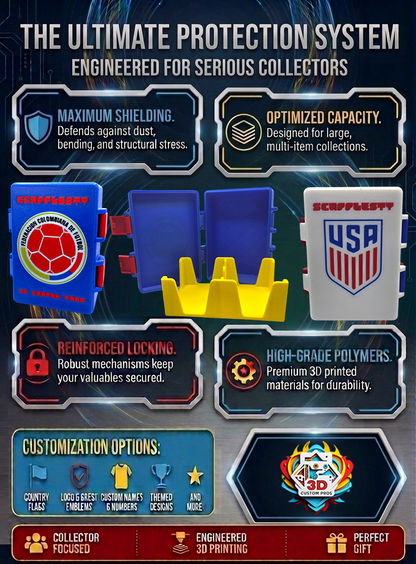 Ultimate Custom Sticker Protection Case | Holds 300 Panini World Cup Stickers