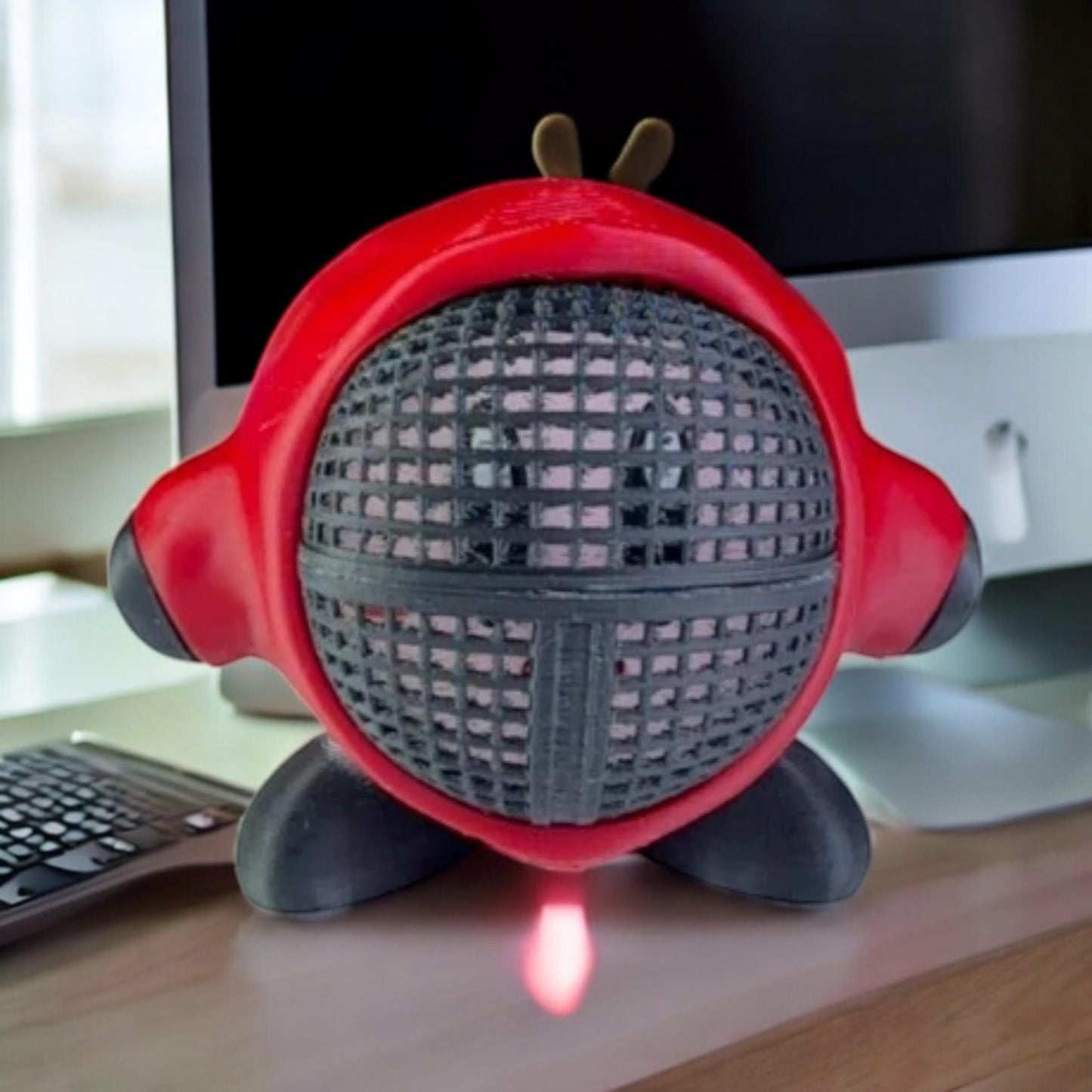 Squid Games Guard Kirby 3D Printed Model - Kirby Game Collectible Figurine fan art desk pet image 0