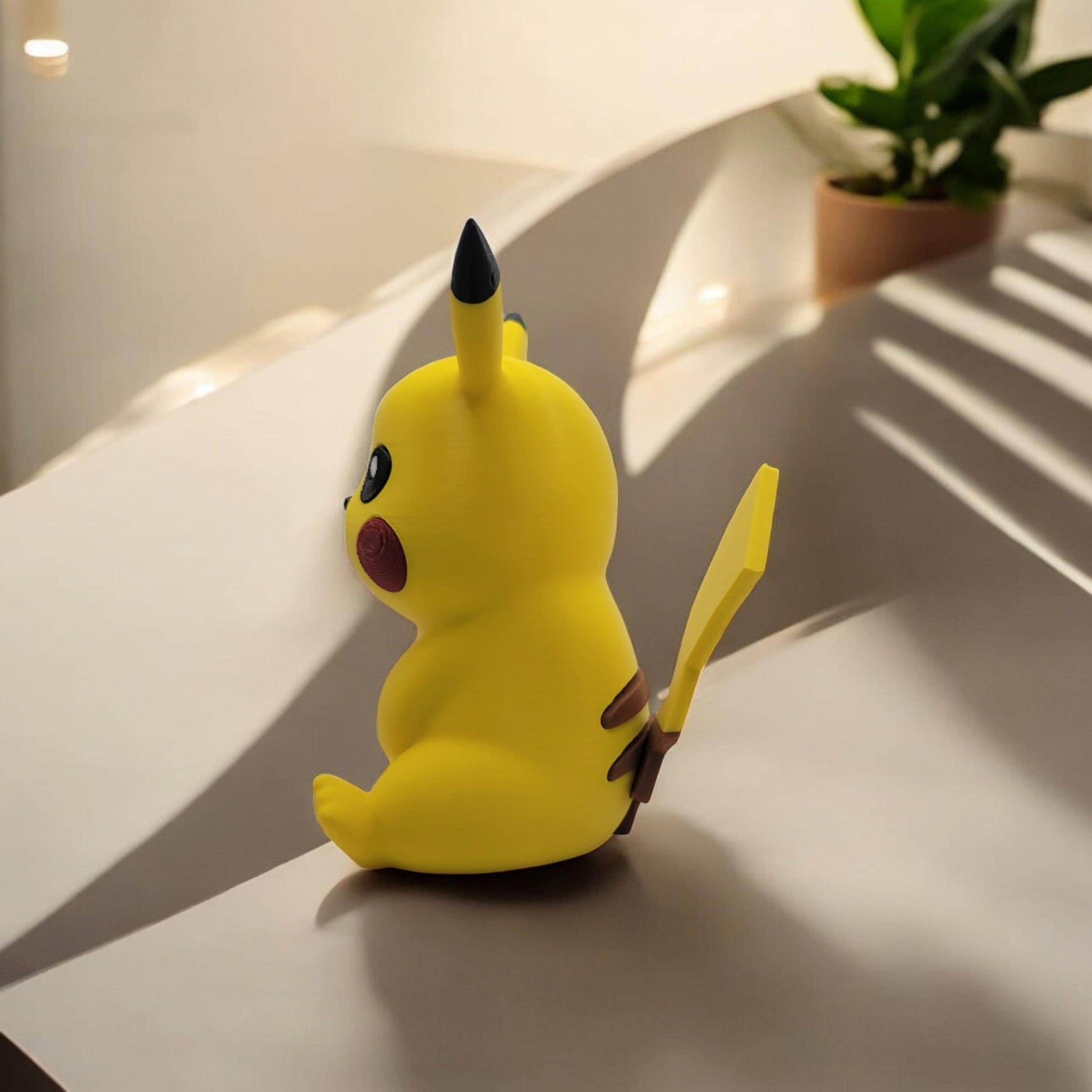 Sitting Pikachu 3D Printed Model - Pokemon Game Collectible Figurine fan art desk pet image 7