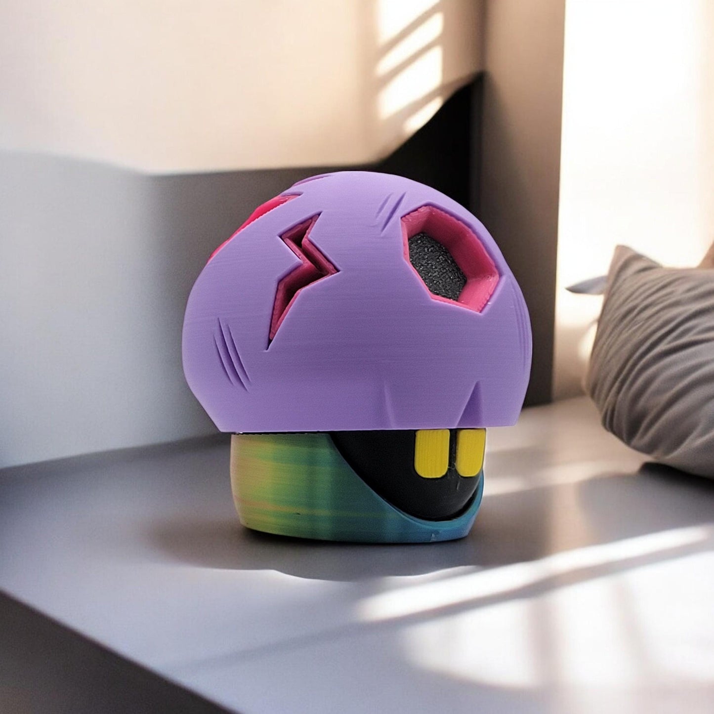 Rotten Mushrooms Container 3D Printed Model - Houseware Game Collectible Figurine fan art desk pet image 1