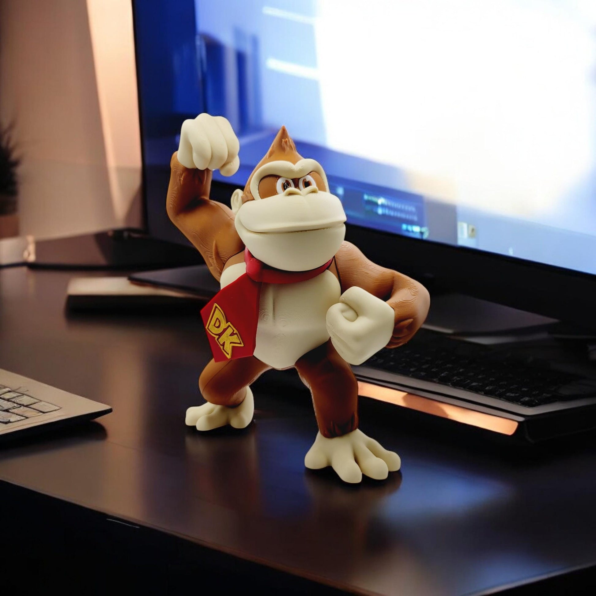 Donkey Kong 3D Printed Model - Game Collectible Figurine fan art desk pet image 6