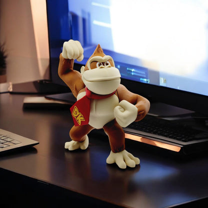 Donkey Kong 3D Printed Model - Game Collectible Figurine fan art desk pet image 6