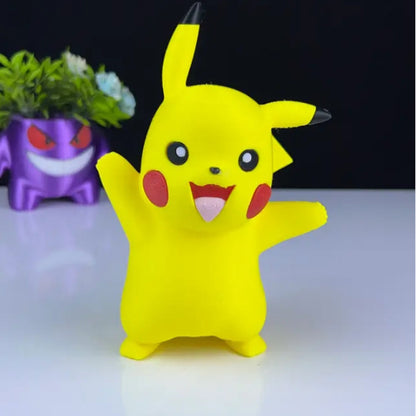 Pikachu 3D Printed Model - Pokemon Game Collectible Figurine fan art desk pet image 3