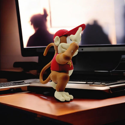 Diddy Kong 3D Printed Model - Game Collectible Figurine fan art desk pet image 1